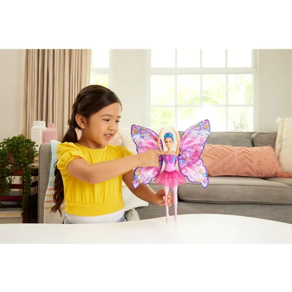 BARBIE MUÑECA BAILARINA MARIPOSA 2 EN 1 CON ALAS
