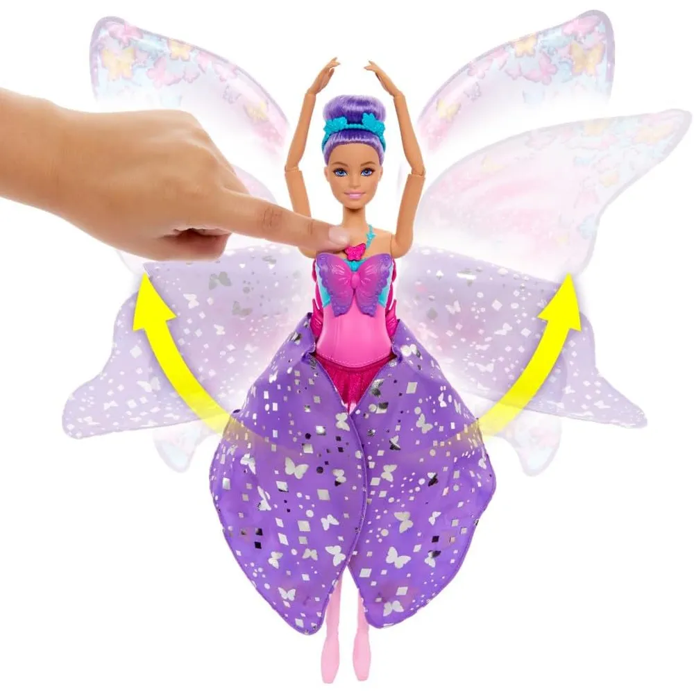 BARBIE MUÑECA BAILARINA MARIPOSA 2 EN 1 CON ALAS