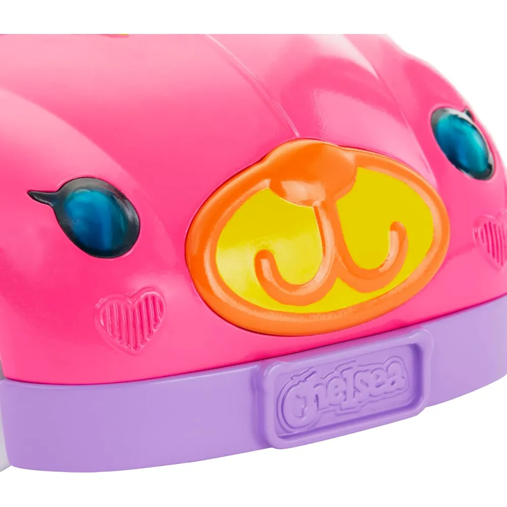 BARBIE CHELSEA AUTO DESCAPOTABLE OSO CON ACCESORIO