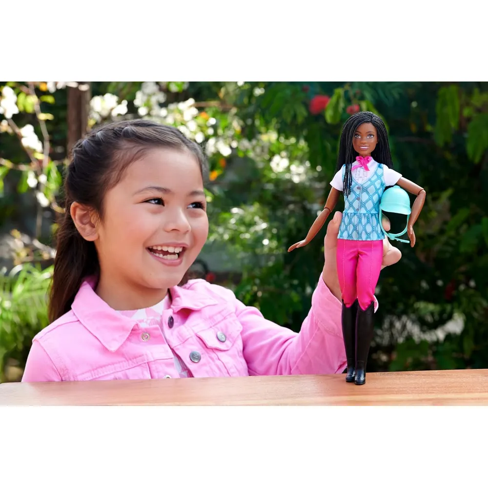 BARBIE BROOKLYN MYSTERIES CABALLO CON TRAJE DE EQUITACIÓN