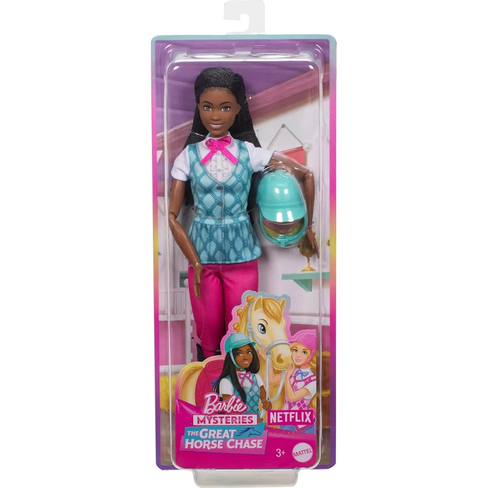 BARBIE BROOKLYN MYSTERIES CABALLO CON TRAJE DE EQUITACIÓN