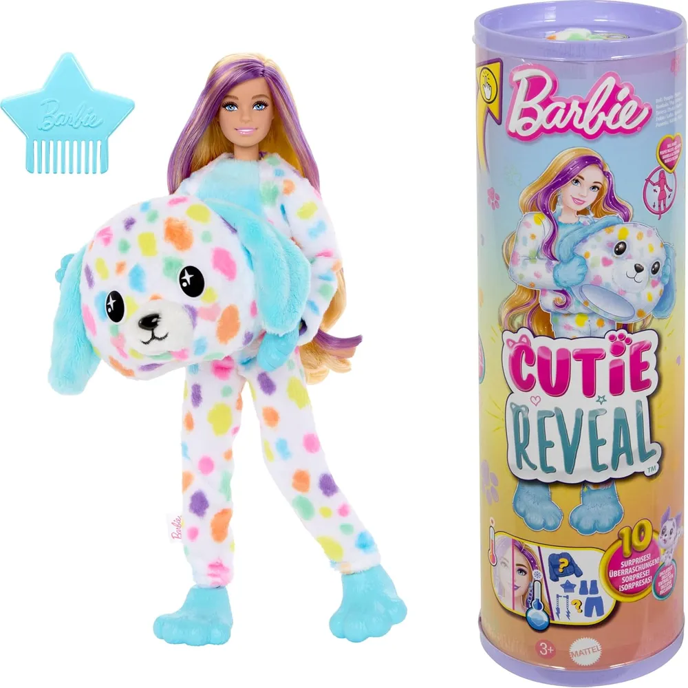 BARBIE CUTIE REVEAL DÁLMATA ARCOÍRIS COLOR DREAM