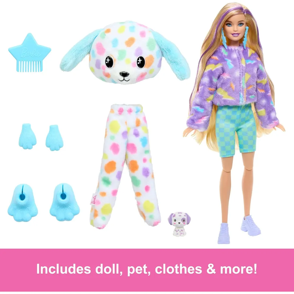 BARBIE CUTIE REVEAL DÁLMATA ARCOÍRIS COLOR DREAM