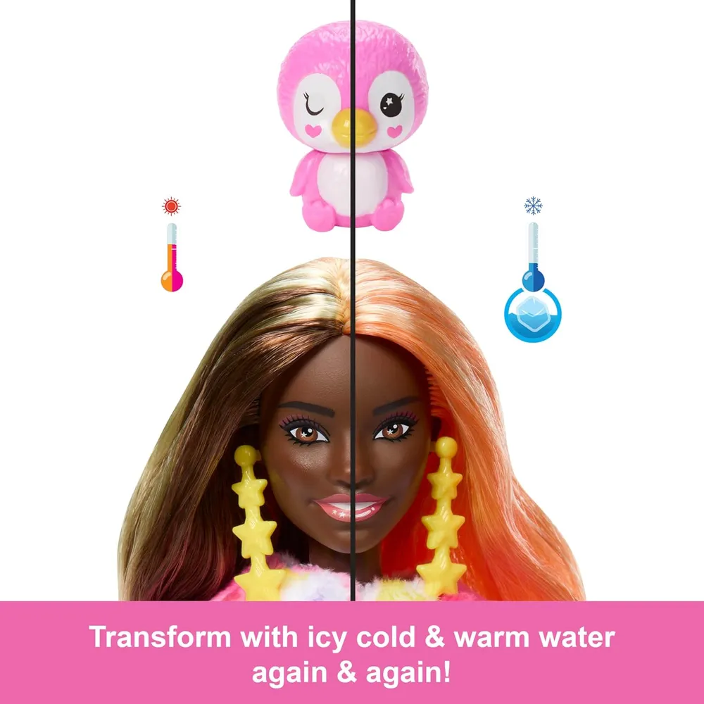 BARBIE CUTIE REVEAL PINGÜINO TIE DYE COLOR DREAM