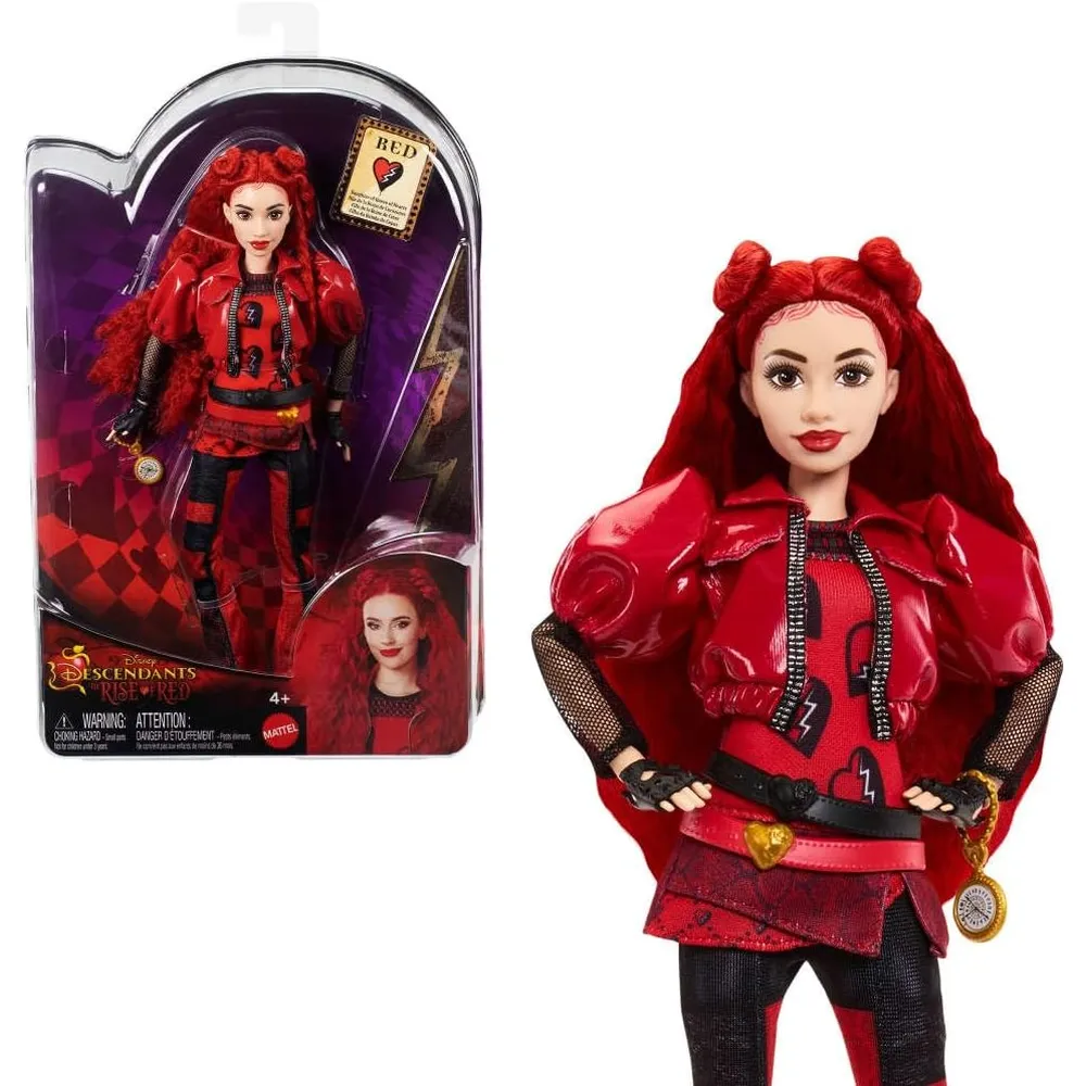 DISNEY Descendants Red muñeca 11"/28 cm con accesorios