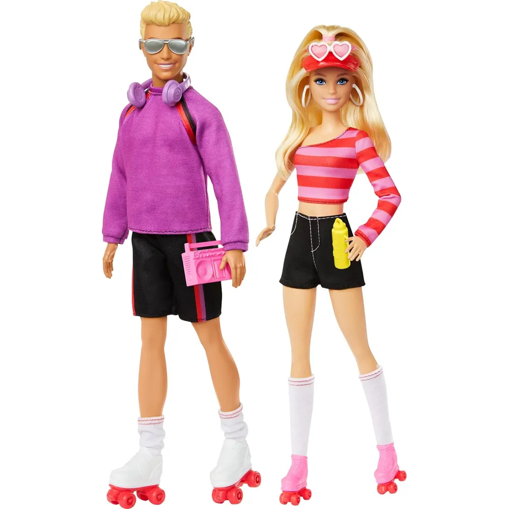 MUÑECAS BARBIE FASHIONISTAS SET 2 CON ACCESORIOS 11" / 28 CM