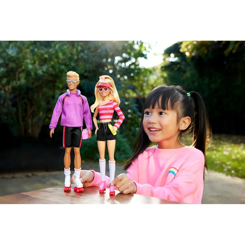 MUÑECAS BARBIE FASHIONISTAS SET 2 CON ACCESORIOS 11" / 28 CM