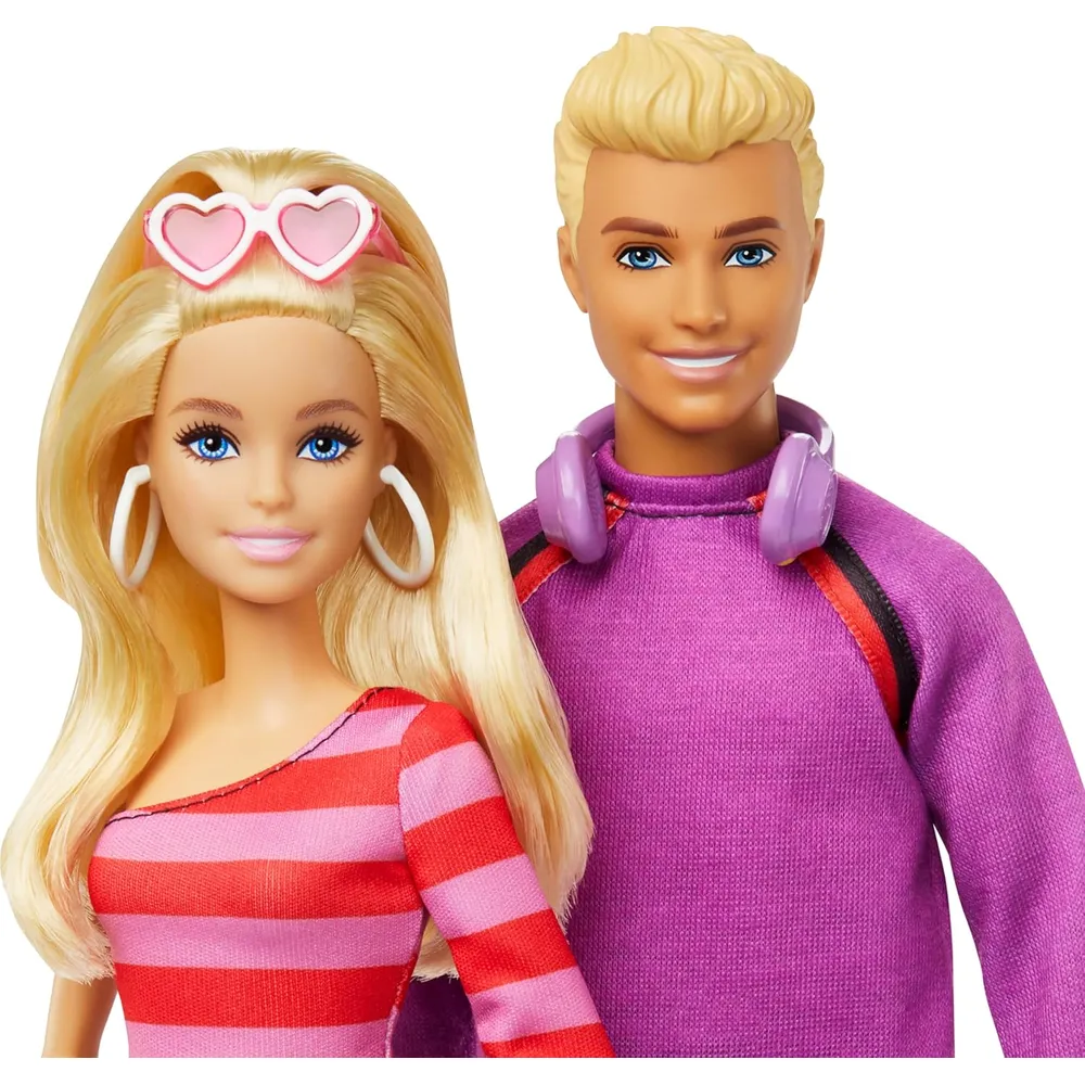 MUÑECAS BARBIE FASHIONISTAS SET 2 CON ACCESORIOS 11" / 28 CM