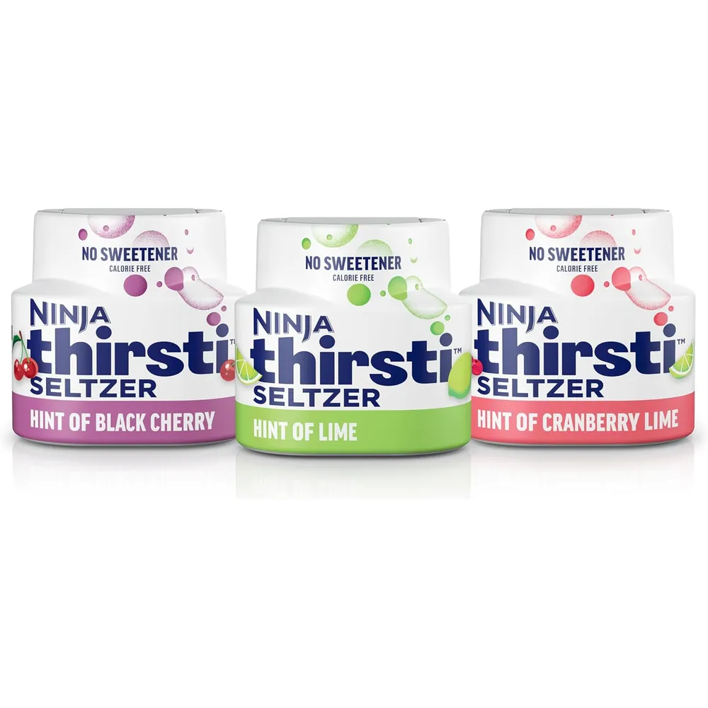 NINJA THIRSTI GOTAS SELTZER SURTIDO VARIADO CON GAS 20 BEBIDAS 355 ML |PACK X3