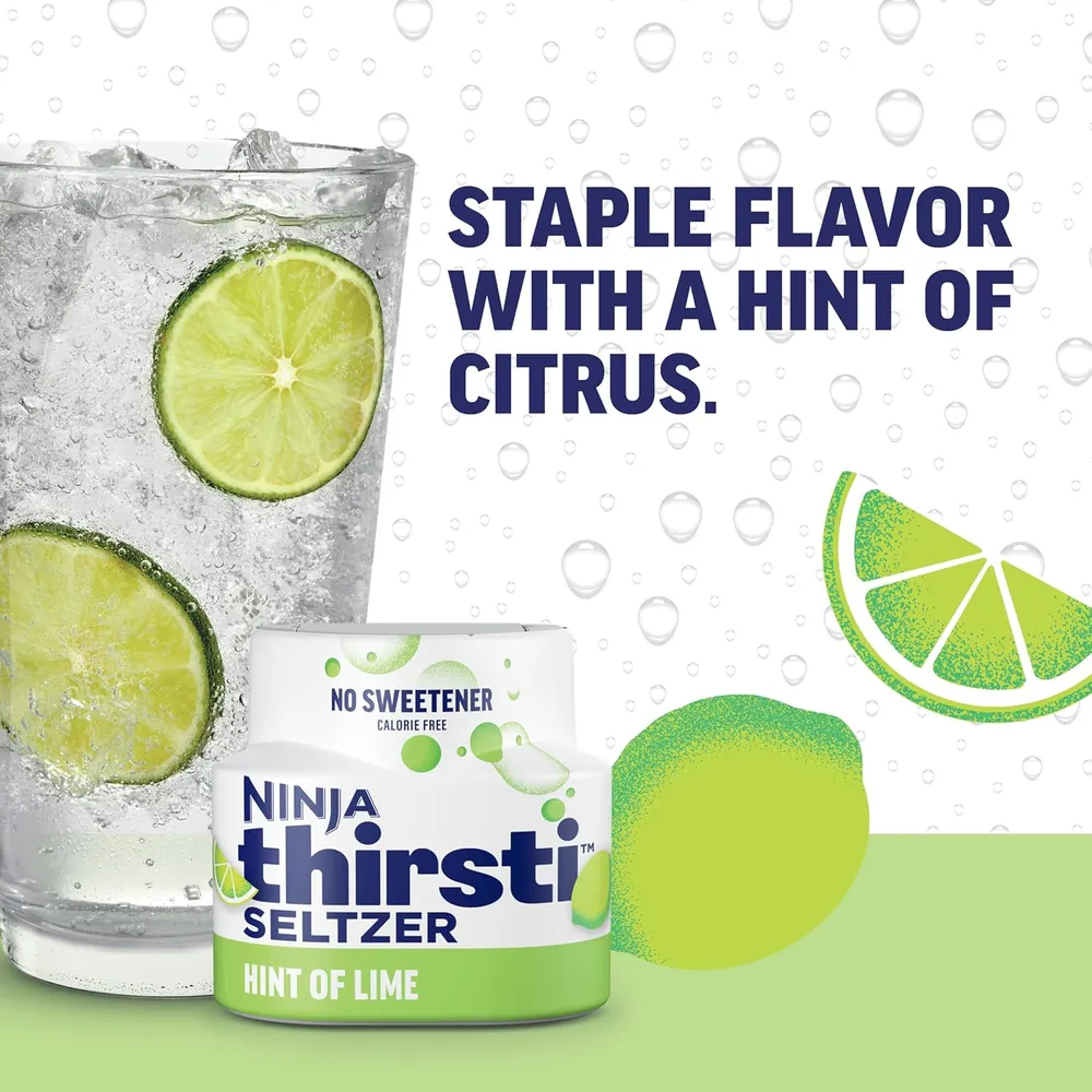 NINJA THIRSTI GOTAS SELTZER SURTIDO VARIADO CON GAS 20 BEBIDAS 355 ML |PACK X3