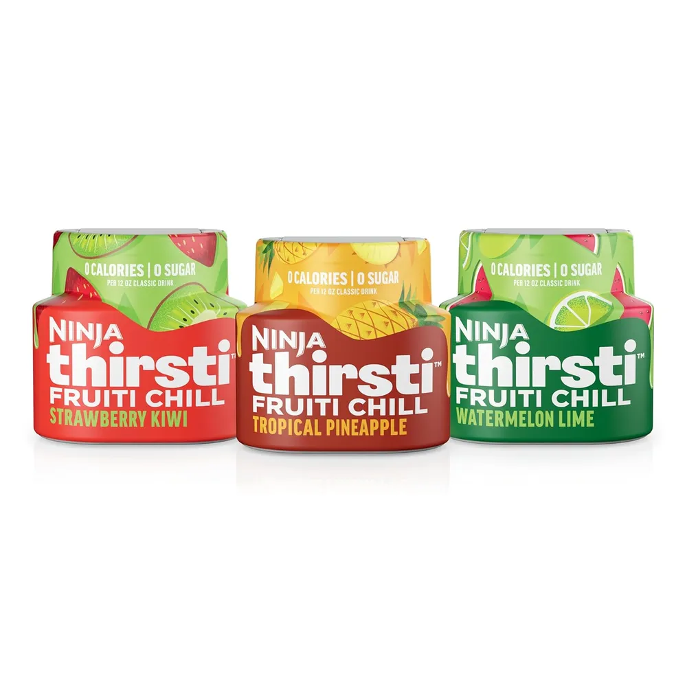 NINJA THIRSTI GOTAS FRUITI CHILL SURTIDO 17 BEBIDAS 355 ML |PACK X3