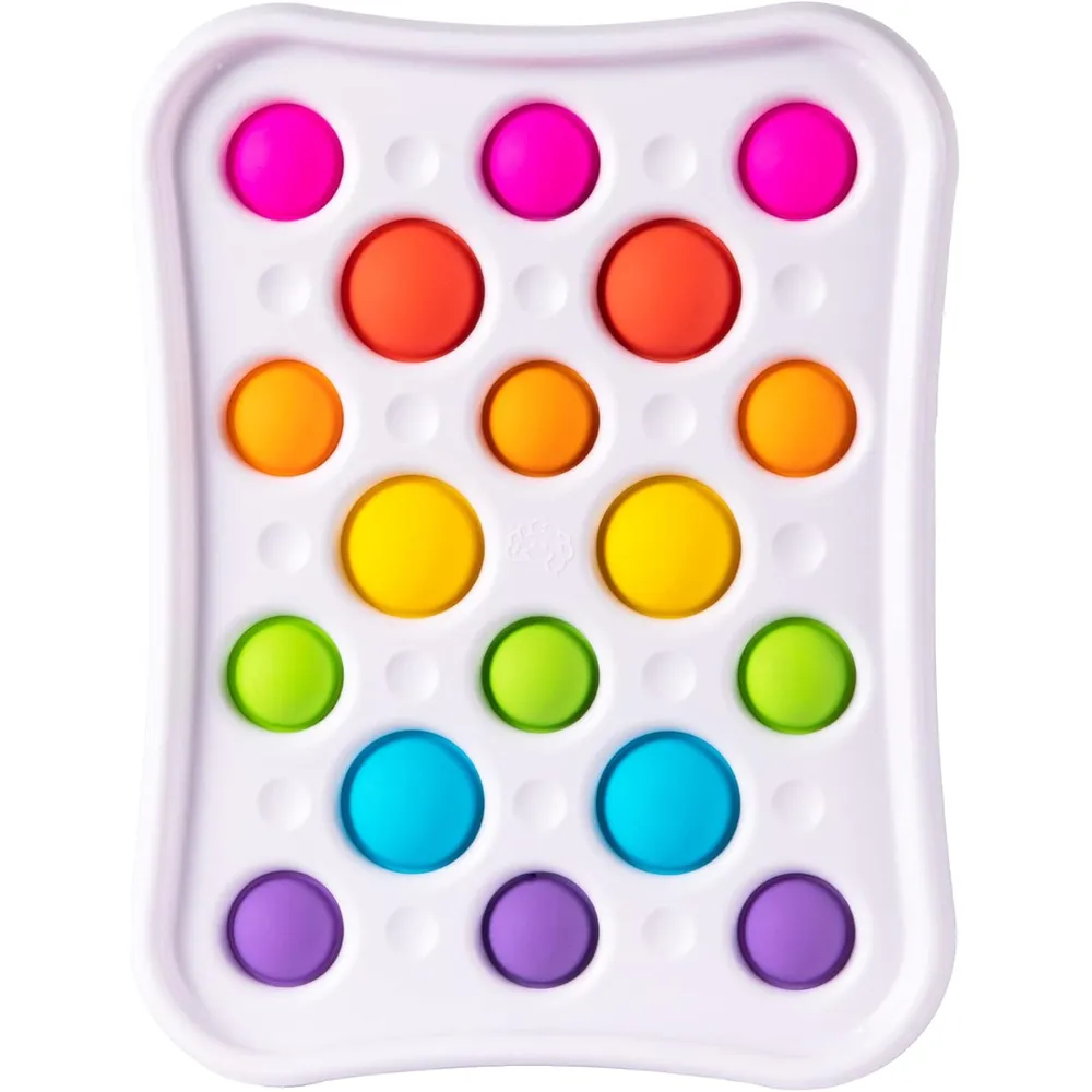 JUGUETE SENSORIAL DIMPL POPS 18 BURBUJAS FAT BRAIN TOYS