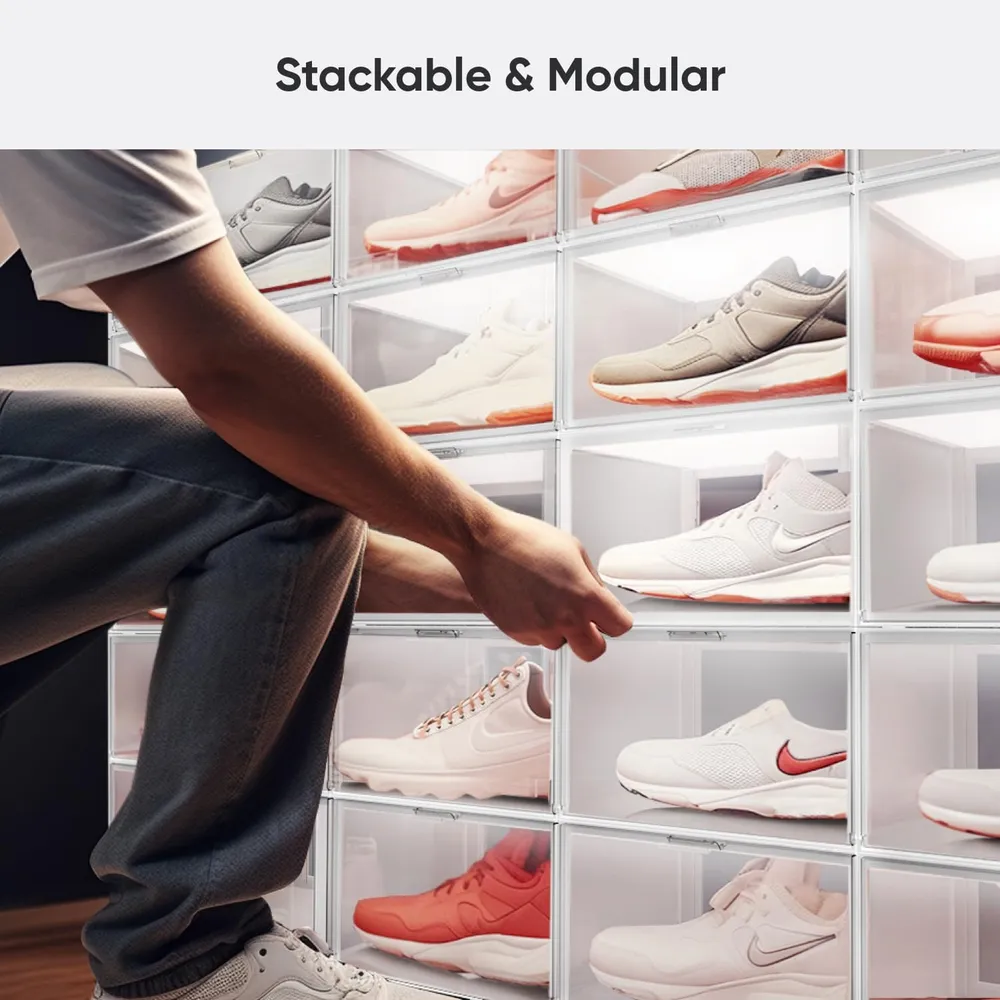 Nanoleaf Cajas LED Inteligentes Organizadoras de Zapatos Pack 4