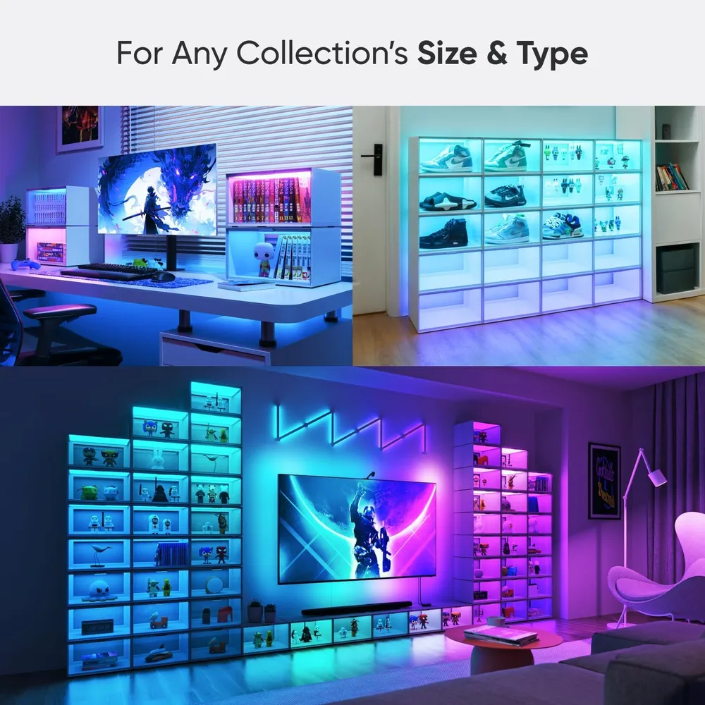 Nanoleaf Cajas LED Inteligentes Organizadoras de Zapatos Pack 4