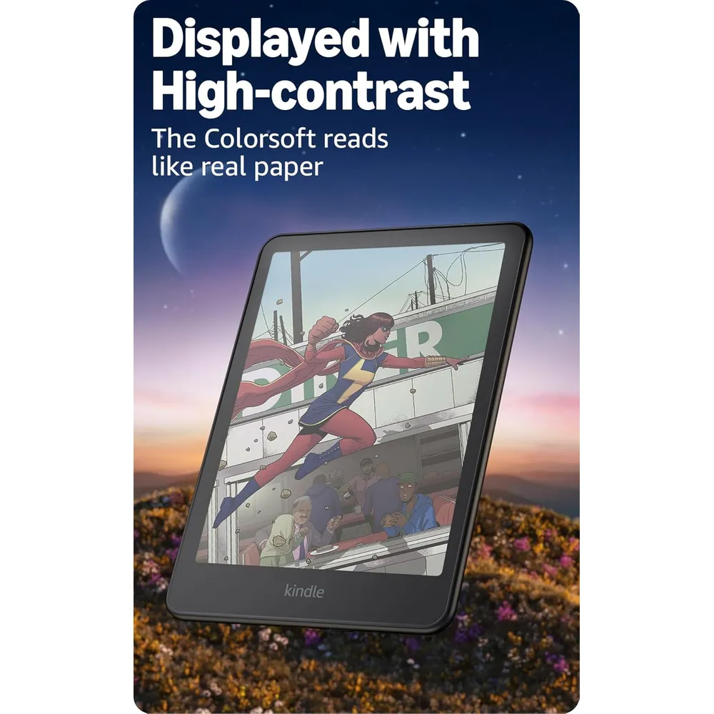KINDLE E-READER AMAZON COLORSOFT 32GB | NEGRO METÁLICO