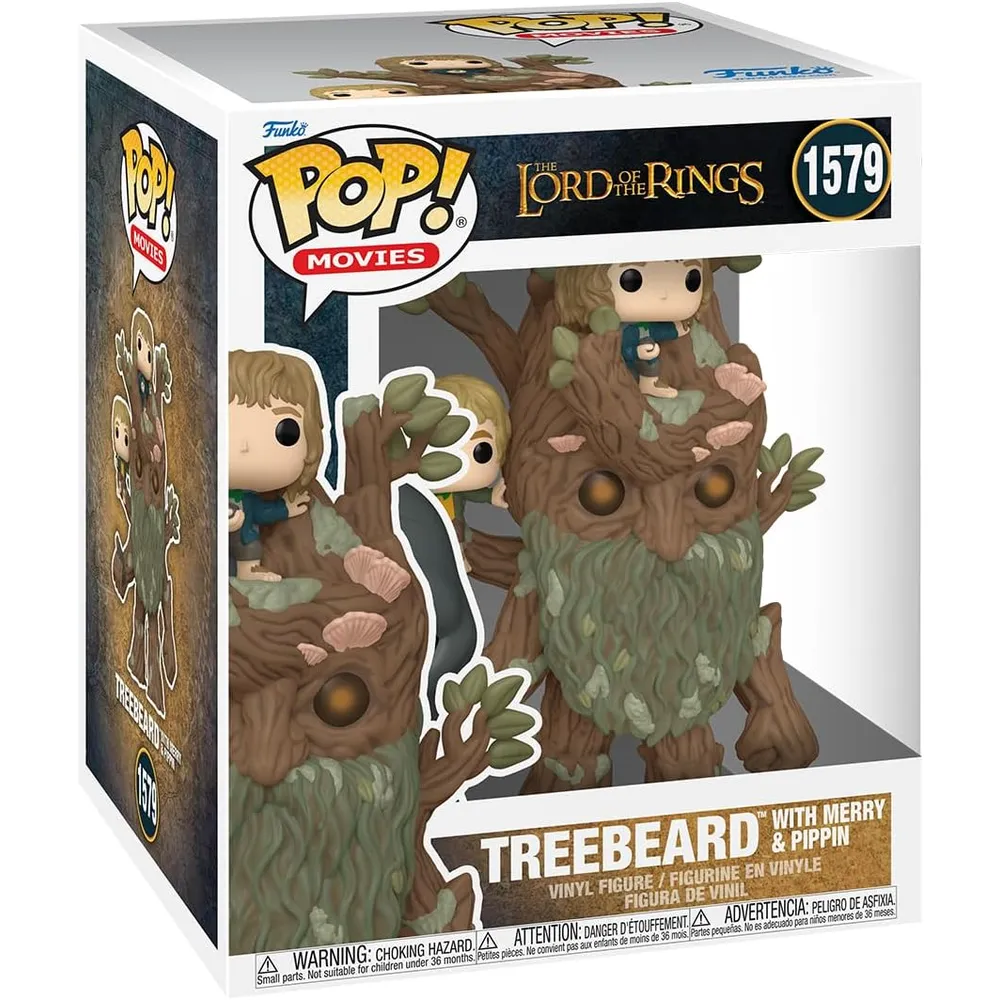 Funko Pop | Pippin Took con Bárbol y Merry de El Señor de los Anillos