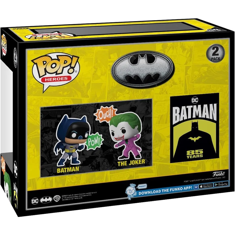 Funko Pop | Pack de 2 Joker y Batman de DC Comics