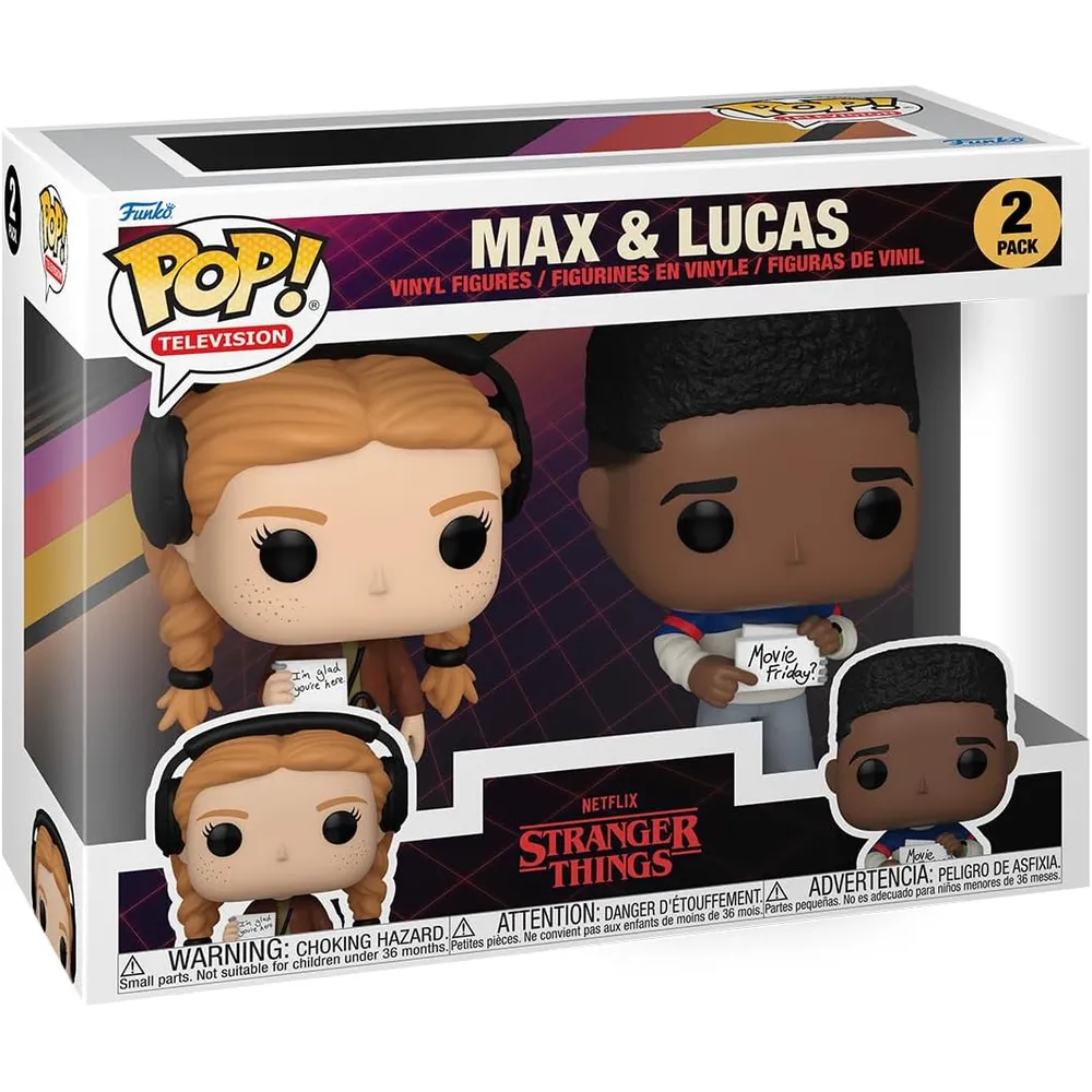 Funko Pop | Pack de 2 Max Mayfield & Lucas de Stranger Things