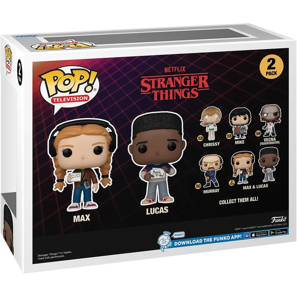 Funko Pop | Pack de 2 Max Mayfield & Lucas de Stranger Things