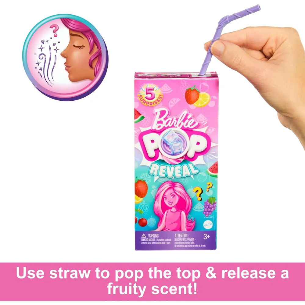 BARBIE CHELSEA POP REVEAL FRUTAS CON SORPRESAS