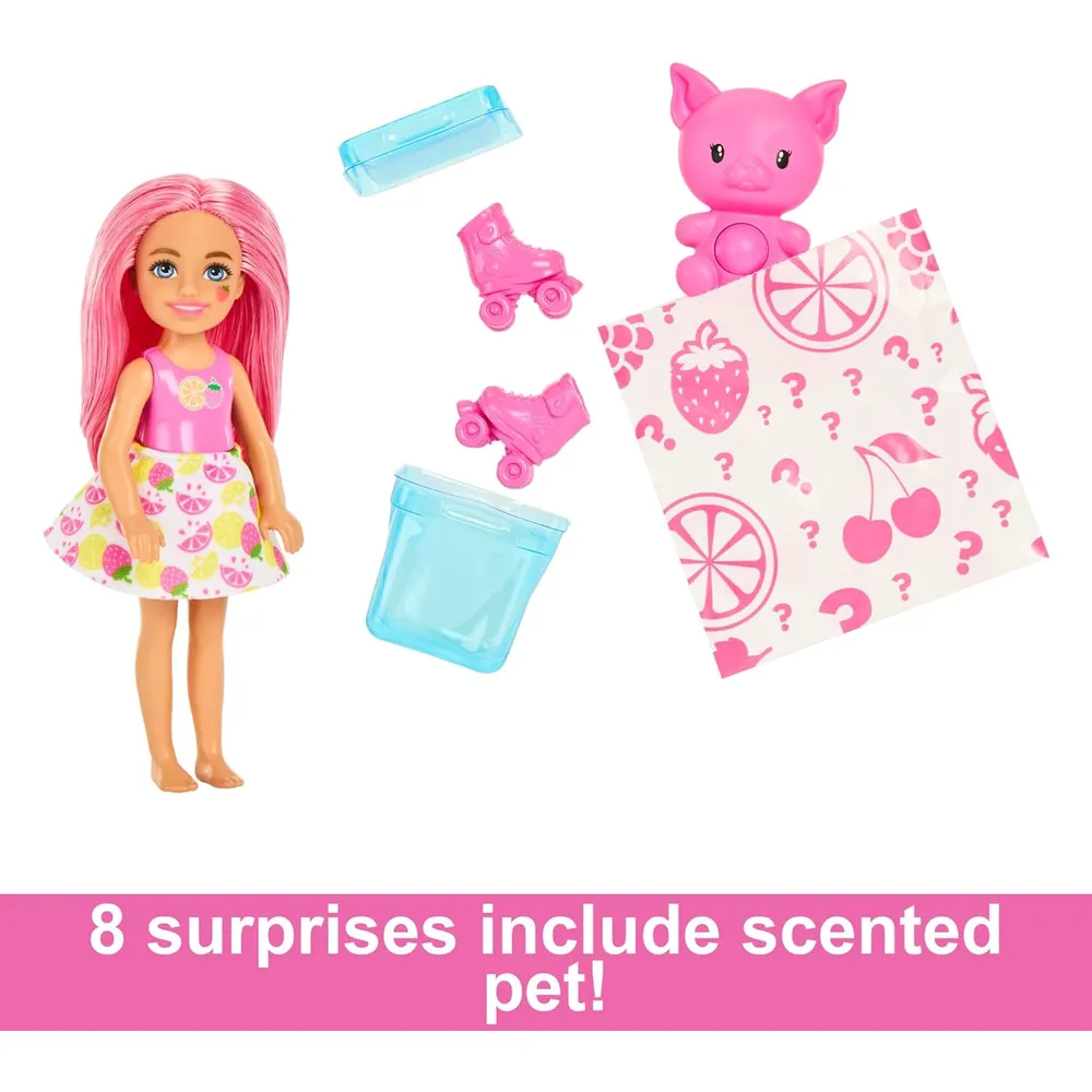 BARBIE CHELSEA POP REVEAL FRUTAS CON SORPRESAS