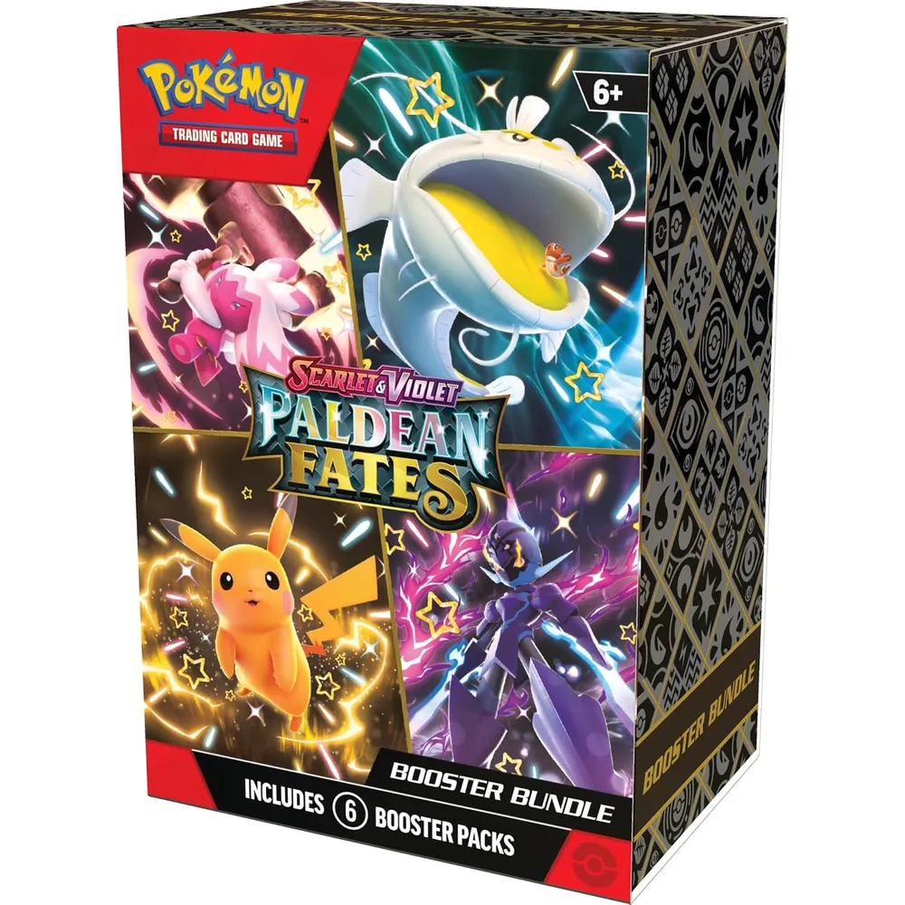 JUEGO DE CARTAS POKÉMON TCG SCARLET & VIOLET PALDEAN FATES BOOSTER PACK (INGLÉS)