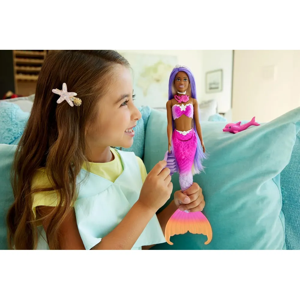 BARBIE Brooklyn muñeca sirena 11"/28 cm con accesorios