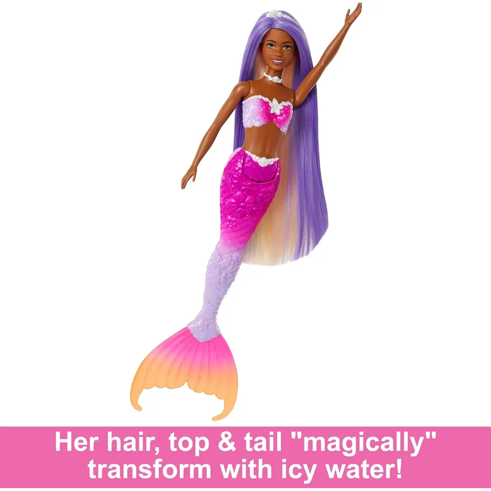 BARBIE Brooklyn muñeca sirena 11"/28 cm con accesorios