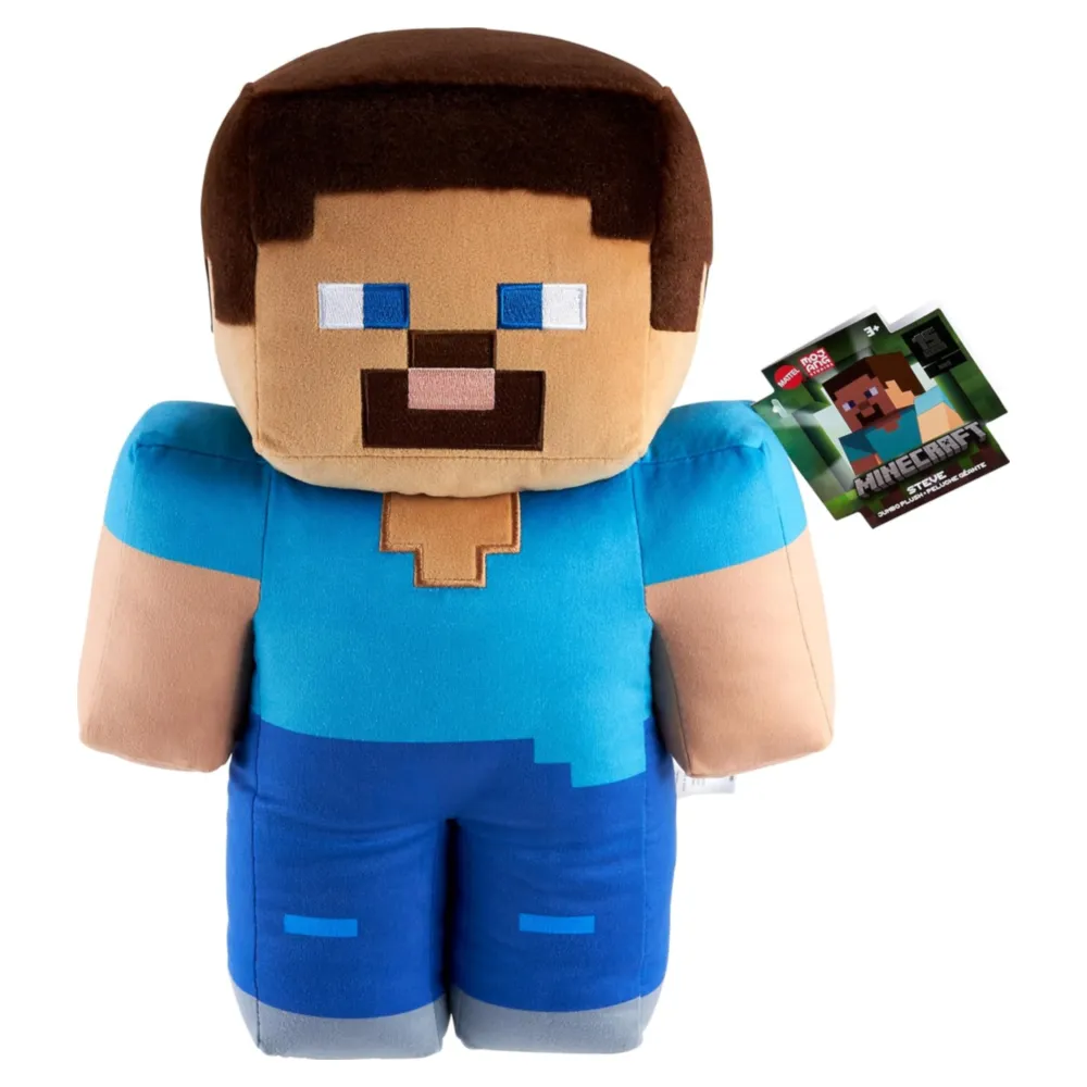 Minecraft peluche coleccionable para niños y fanáticos, steve minecraft 16"