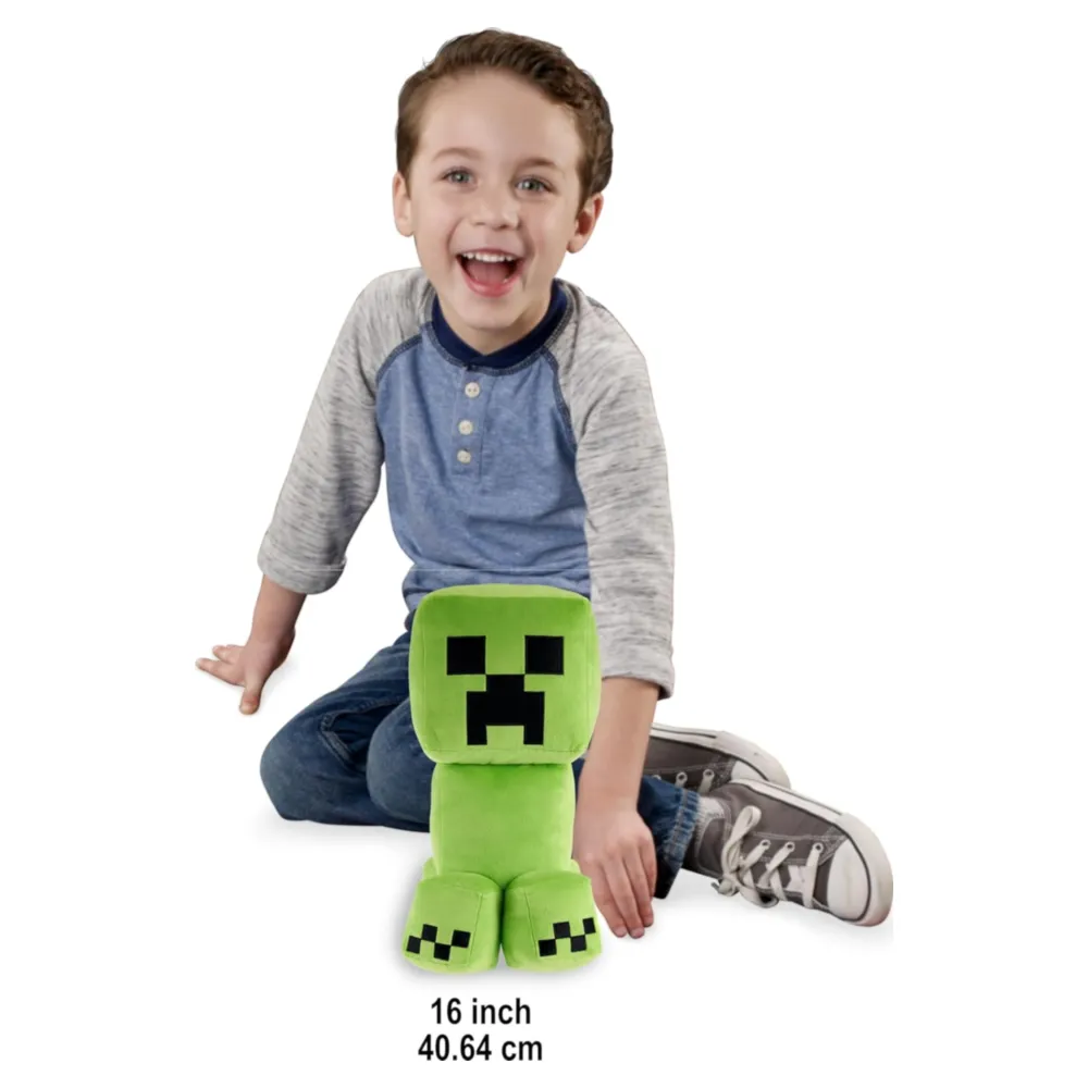 Minecraft peluche coleccionable para niños y fanáticos, creeper minecraft 16"