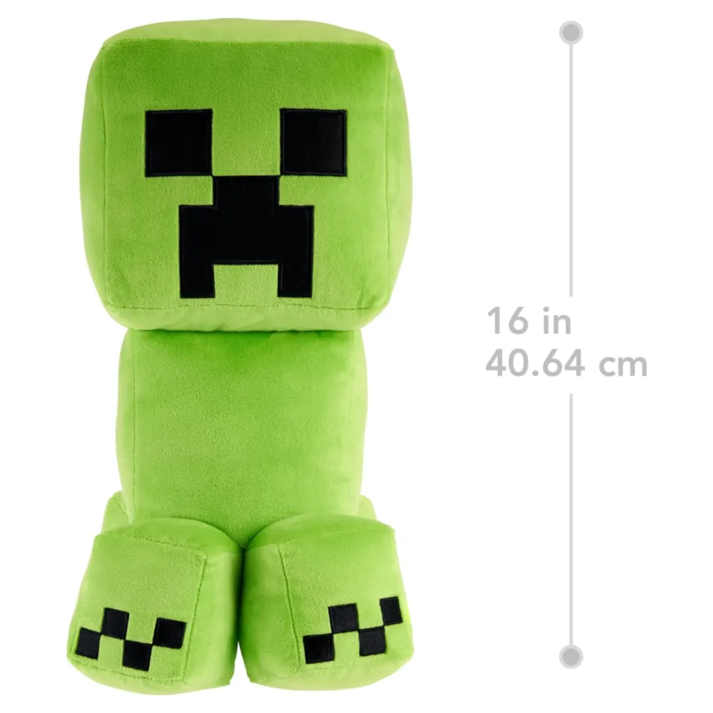 Minecraft peluche coleccionable para niños y fanáticos, creeper minecraft 16"