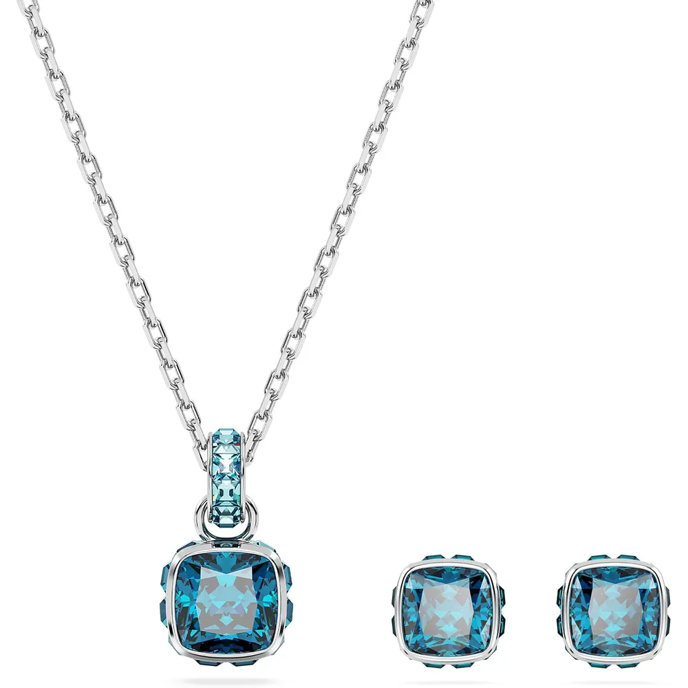 b0cntkf2sg_4_webp.webp SWAROVSKI COLLAR PENDIENTE CUADRADO BIRTHSTONE DICIEMBRE ACABADO RODIO PARA MUJER | AZUL