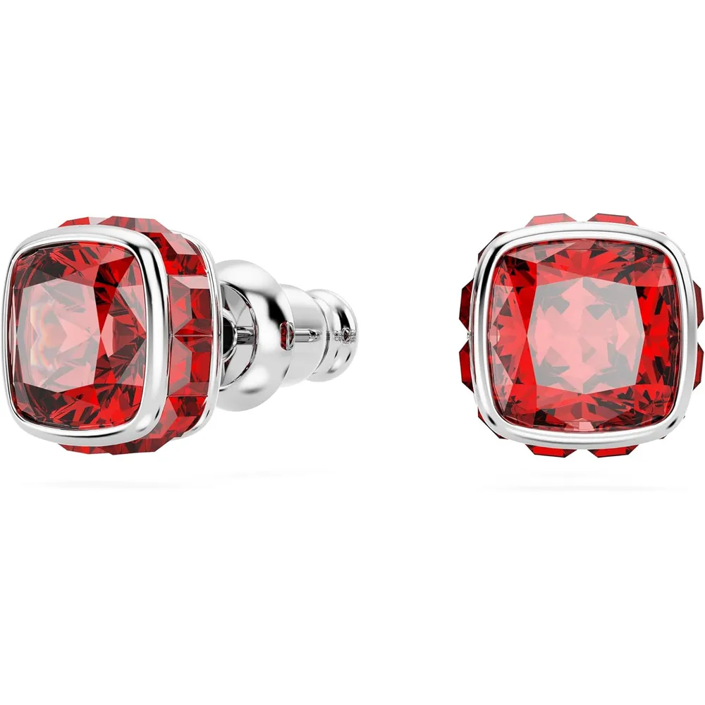 b0cntkwbkv_1_webp.webp SWAROVSKI ARETES STUD CUADRADO BIRTHSTONE JULIO ACABADO RODIO PARA MUJER | ROJO