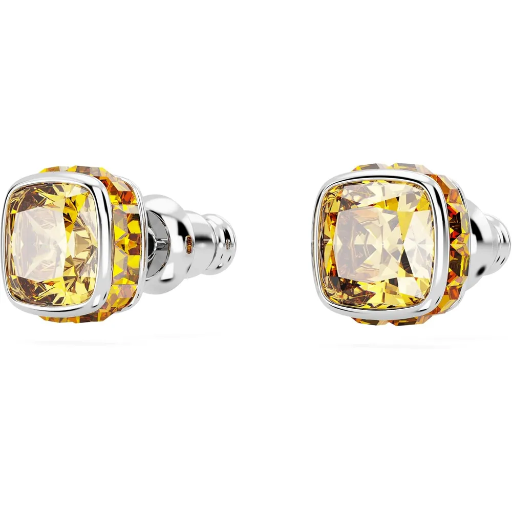 b0cntlh4xc_2_webp.webp SWAROVSKI ARETES STUD CUADRADO BIRTHSTONE NOVIEMBRE ACABADO RODIO PARA MUJER | DORADO