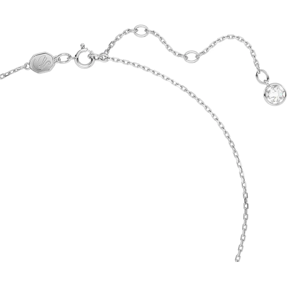 SWAROVSKI COLLAR PENDIENTE CUADRADO BIRTHSTONE MAYO ACABADO RODIO PARA MUJER | VERDE