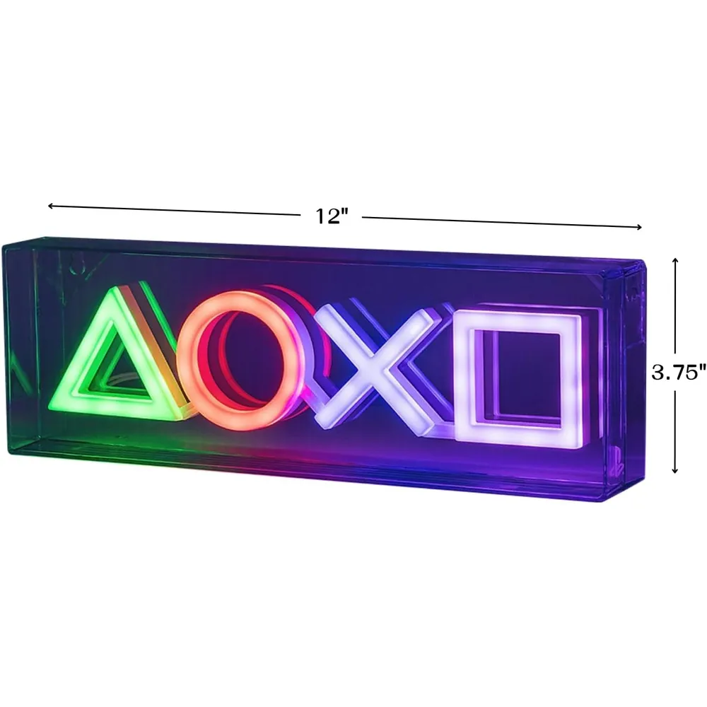 Paladone PlayStation, luz LED neón pared o escritorio