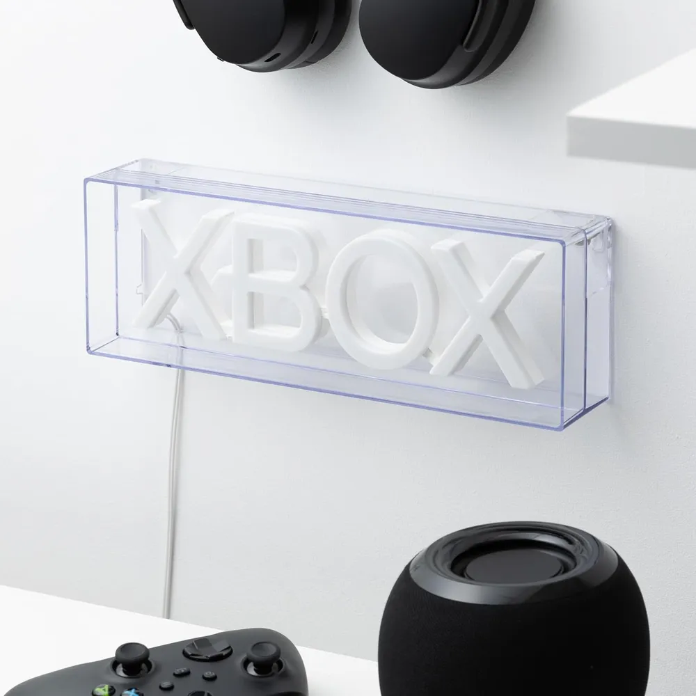 Paladone Xbox, luz LED de neón gamer montable pared 11.7 in / 30 cm