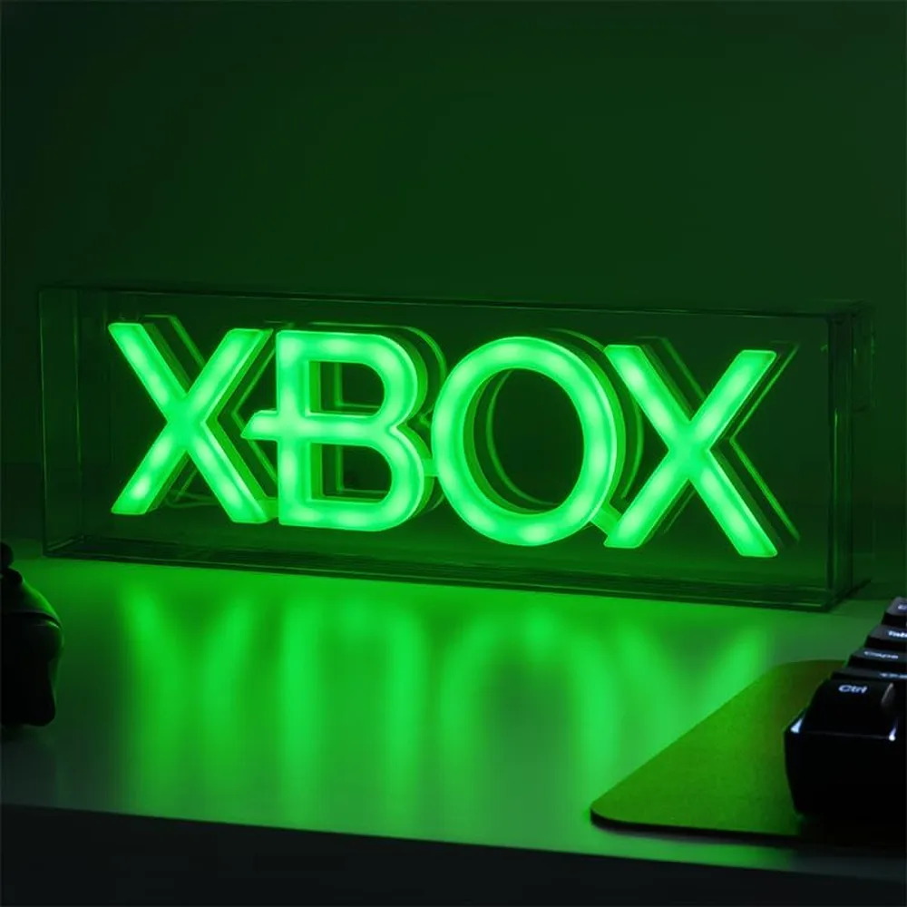 Paladone Xbox, luz LED de neón gamer montable pared 11.7 in / 30 cm