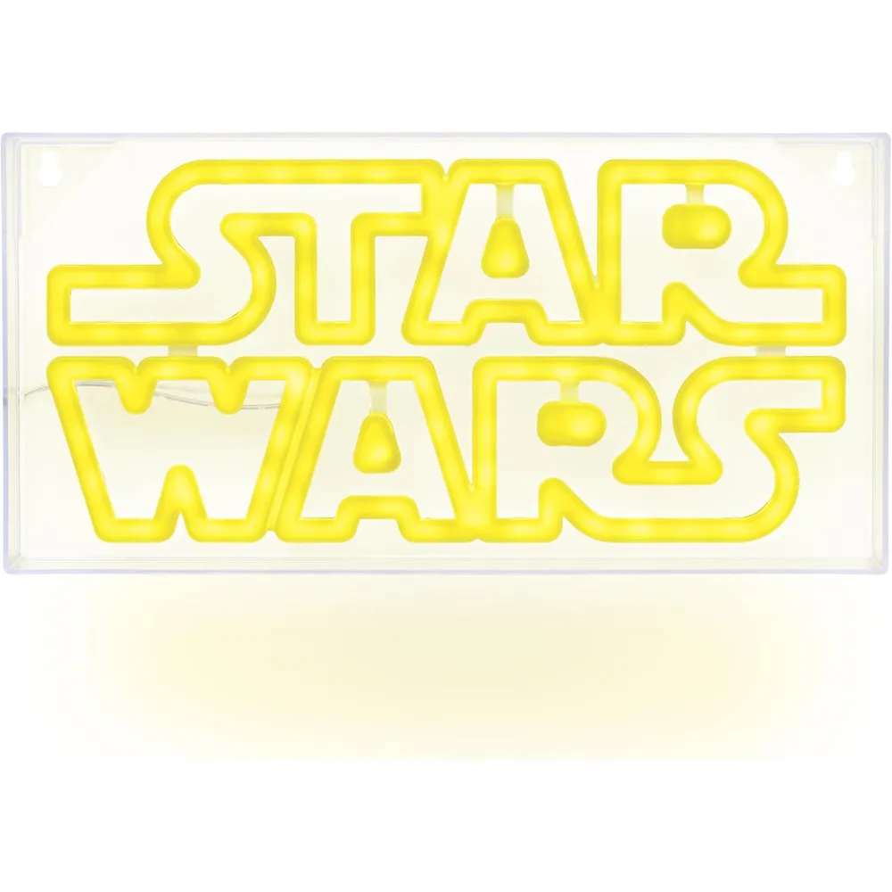 Paladone Star Wars, letrero LED de neón logotipo decorativo