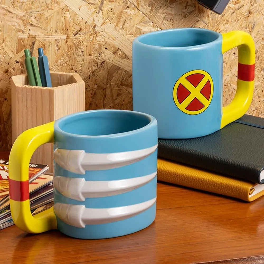 Paladone Wolverine, taza cerámica grande X-Men 18 oz / 532 ml oficial
