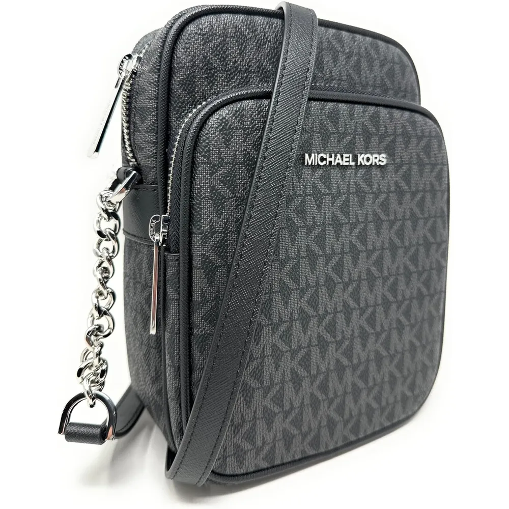 Michael Kors | Bolso Jet Set Travel Mediano con Logo (Negro) Crossbody