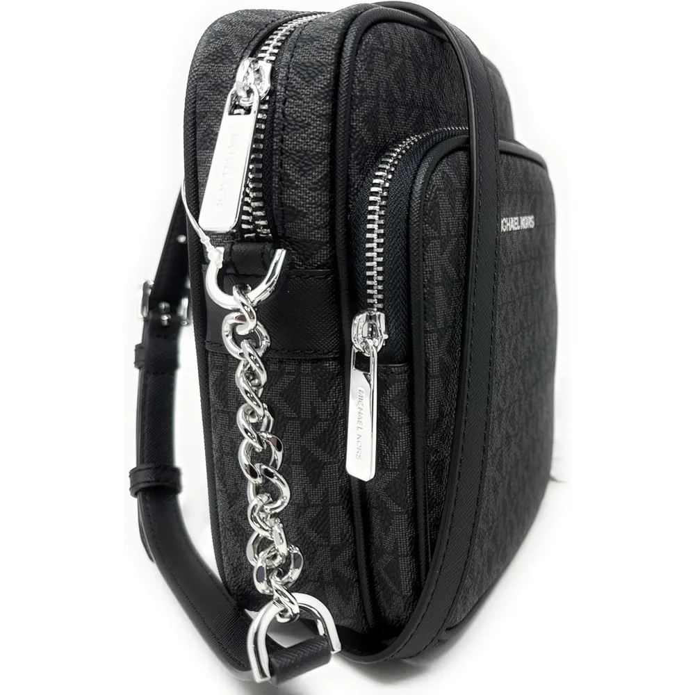 Michael Kors | Bolso Jet Set Travel Mediano con Logo (Negro) Crossbody