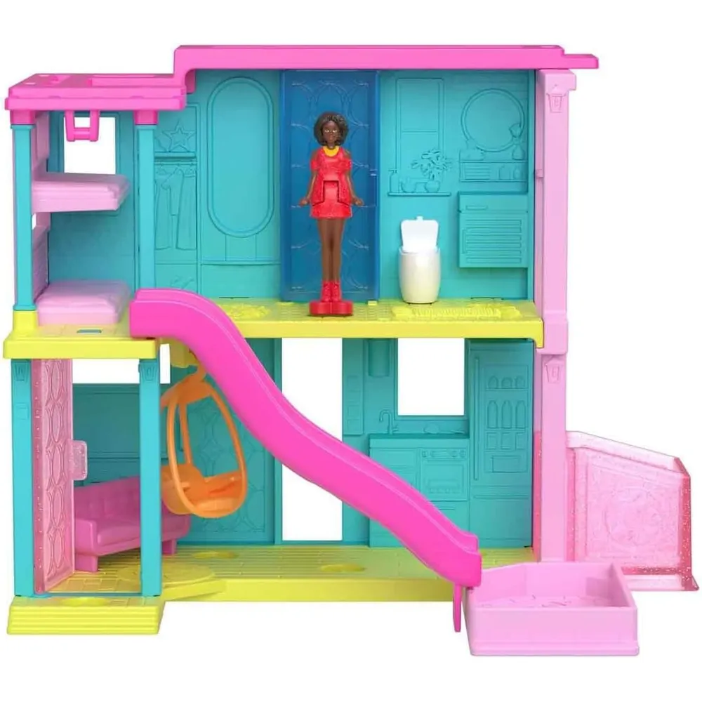 BARBIE MINI BARBIELAND CASA DE ENSUEÑO CON PISCINA Y ASCENSOR