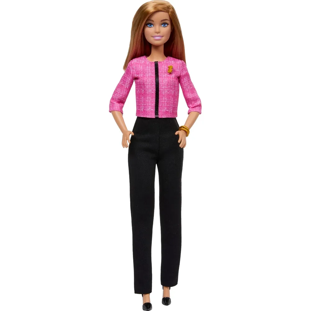 BARBIE MUÑECA FUTURA LÍDER RUBIA CON ACCESORIOS