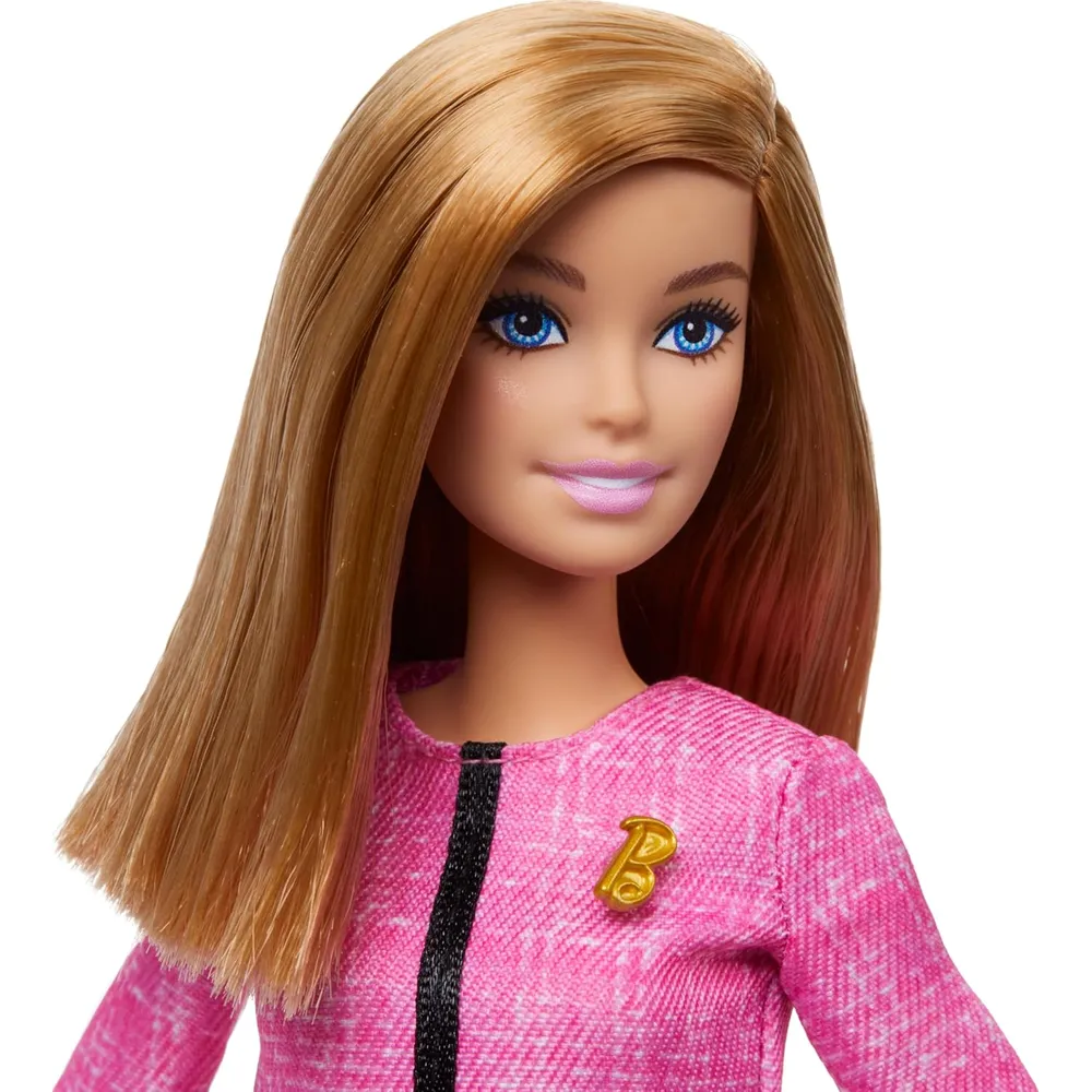 BARBIE MUÑECA FUTURA LÍDER RUBIA CON ACCESORIOS