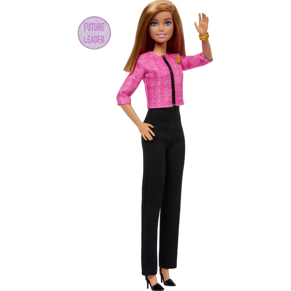 BARBIE MUÑECA FUTURA LÍDER RUBIA CON ACCESORIOS