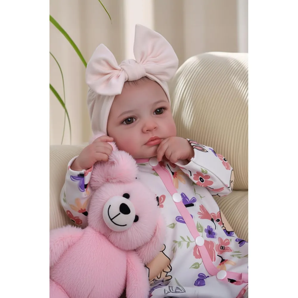MUÑECA BEBÉ REBORN BABESIDE 20" / 51 CM CON ACCESORIOS