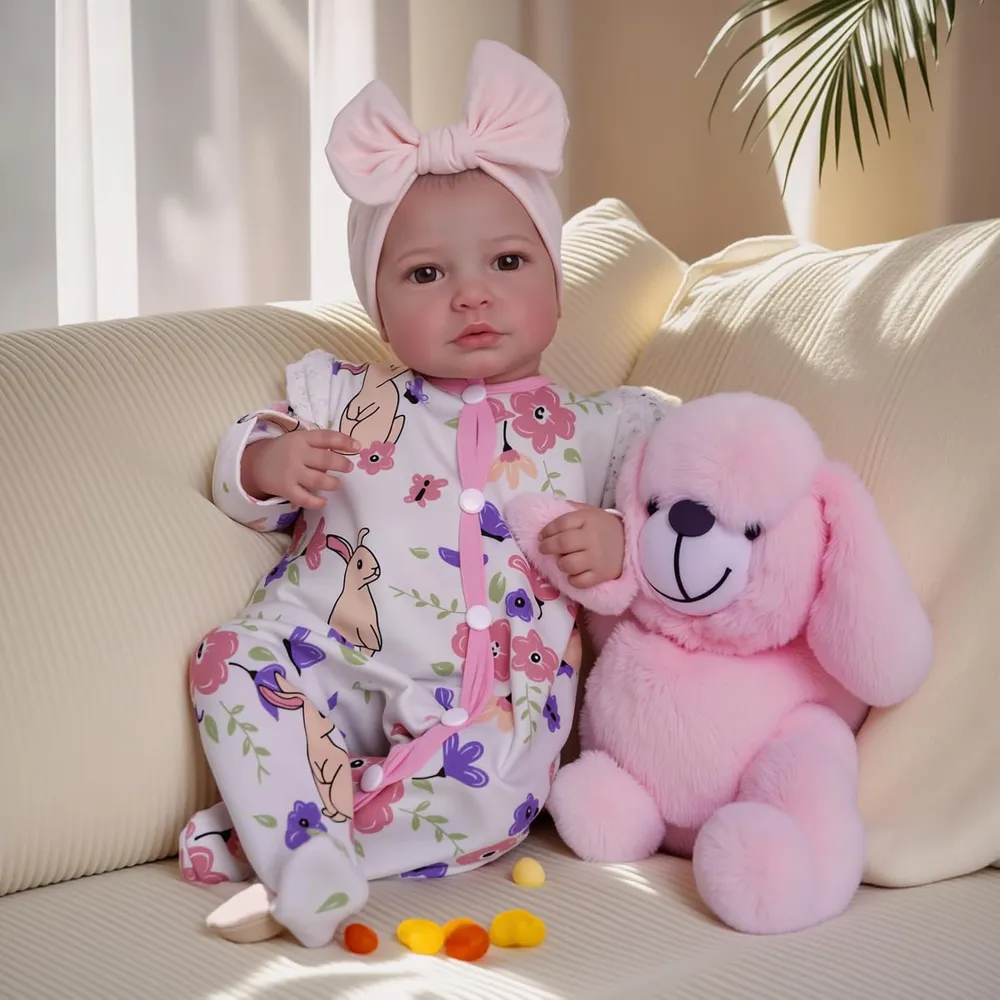 MUÑECA BEBÉ REBORN BABESIDE 20" / 51 CM CON ACCESORIOS