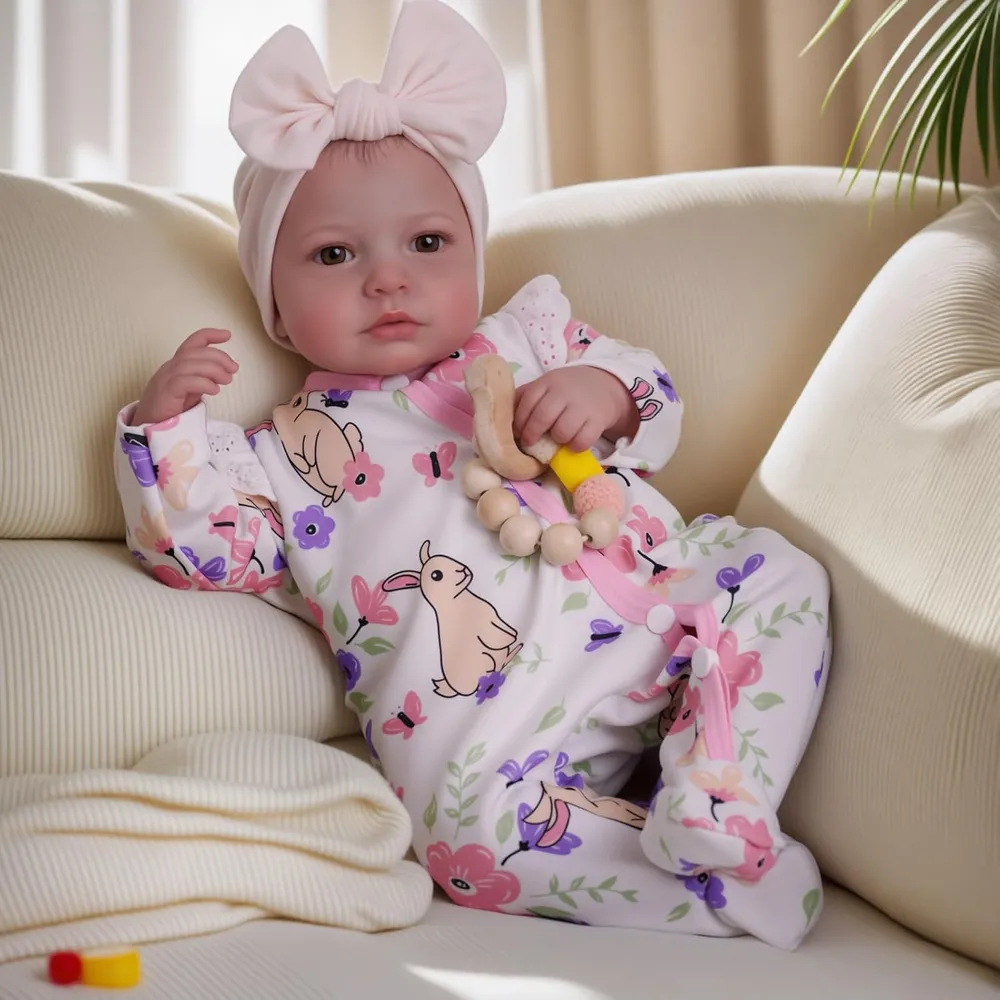 MUÑECA BEBÉ REBORN BABESIDE 20" / 51 CM CON ACCESORIOS