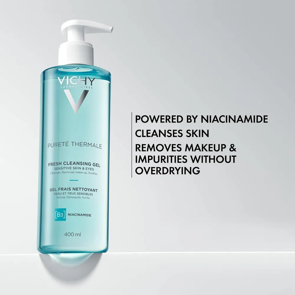 LIMPIADOR SUAVE DESMAQUILLANTE PURETE THERMALE VICHY 13.5 OZ / 400 ML